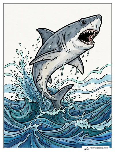 Colored example of this coloring page