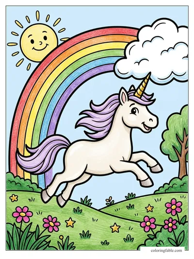 Colored example of this coloring page