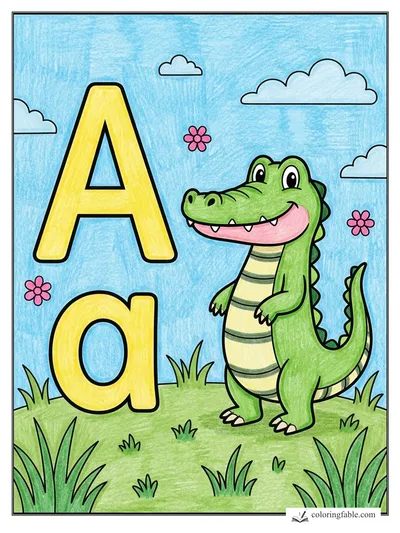 Colored example of this coloring page