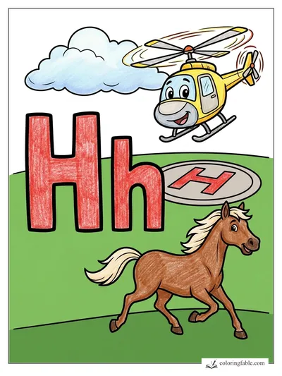Colored example of this coloring page