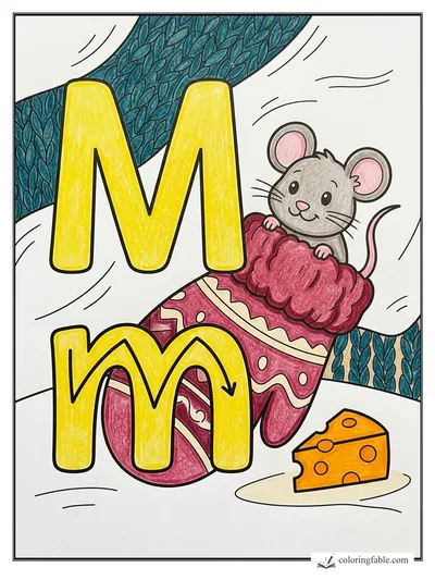 Colored example of this coloring page