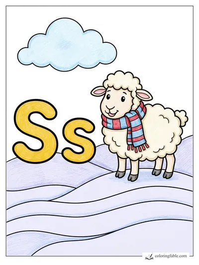 Colored example of this coloring page