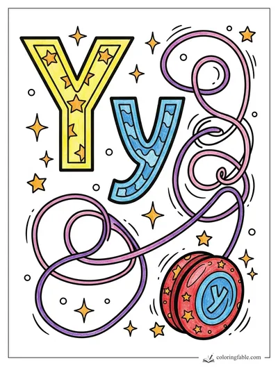 Colored example of this coloring page