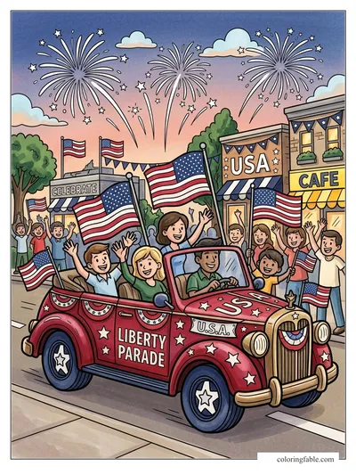 Colored example of this coloring page