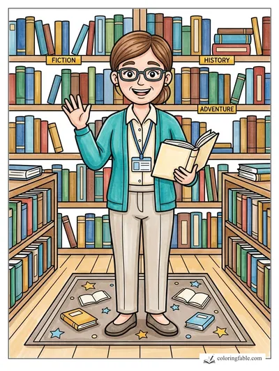 Colored example of this coloring page