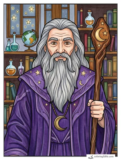 Colored example of this coloring page