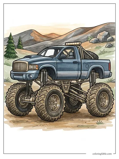 Colored example of this coloring page