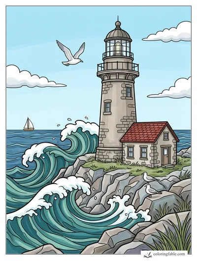 Colored example of this coloring page