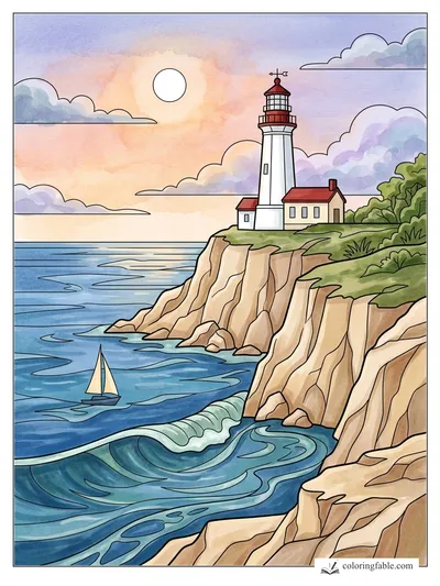Colored example of this coloring page