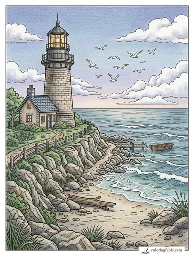 Colored example of this coloring page