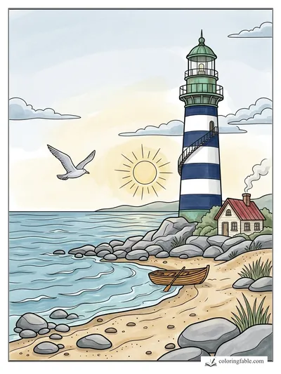 Colored example of this coloring page