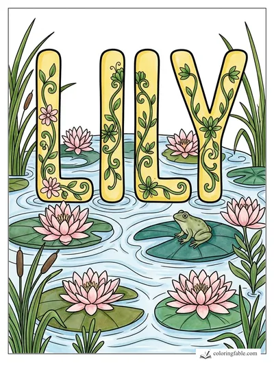 Colored example of this coloring page