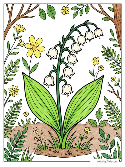 Colored example of this coloring page