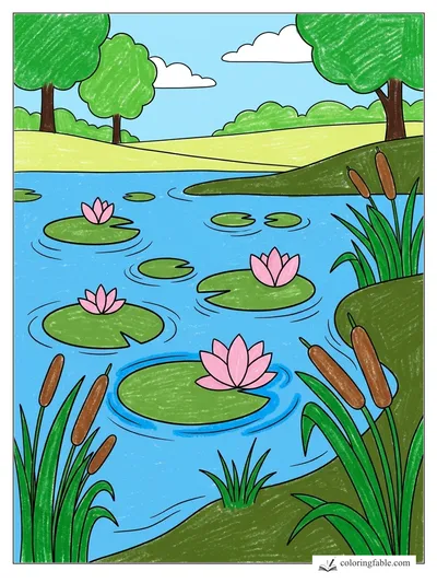 Colored example of this coloring page