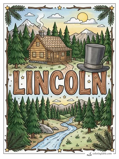 Colored example of this coloring page