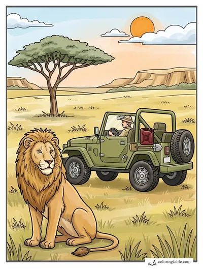 Colored example of this coloring page