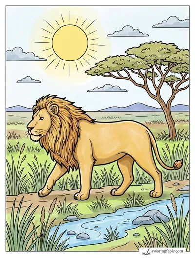Colored example of this coloring page