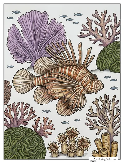 Colored example of this coloring page