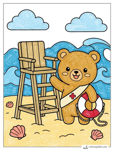 Colored example of this coloring page