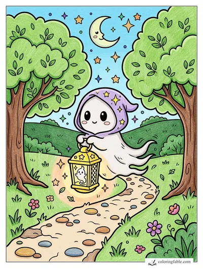 Colored example of this coloring page