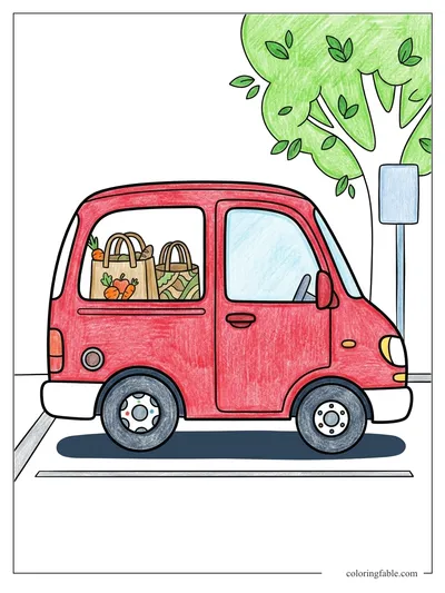 Colored example of this coloring page