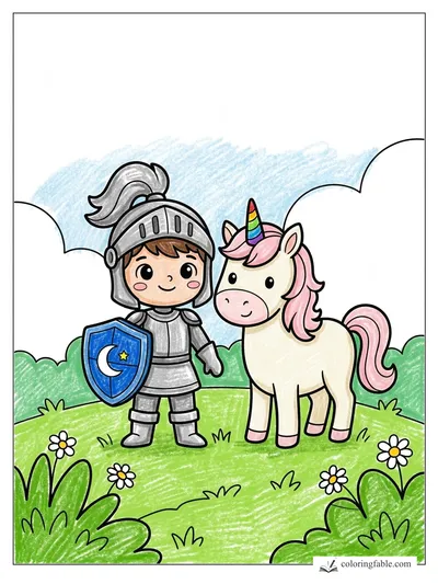 Colored example of this coloring page