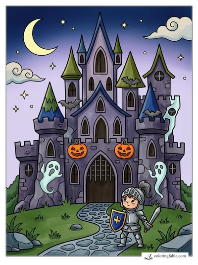 Colored example of this coloring page