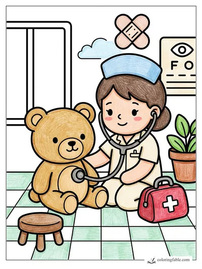 Colored example of this coloring page