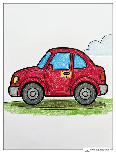 Colored example of this coloring page