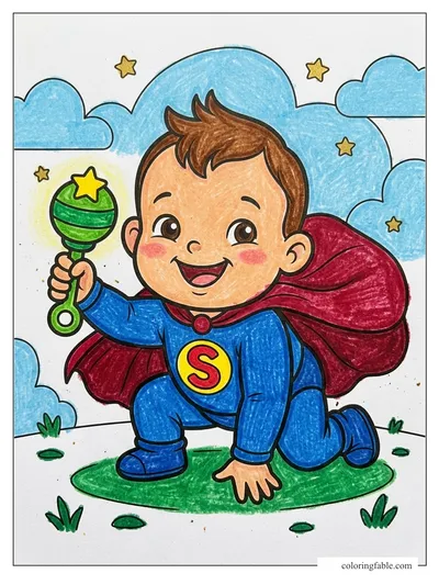 Colored example of this coloring page