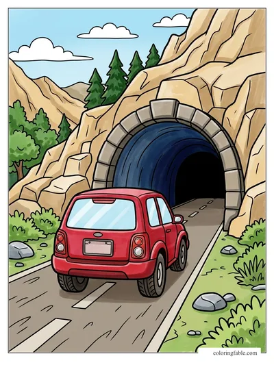 Colored example of this coloring page