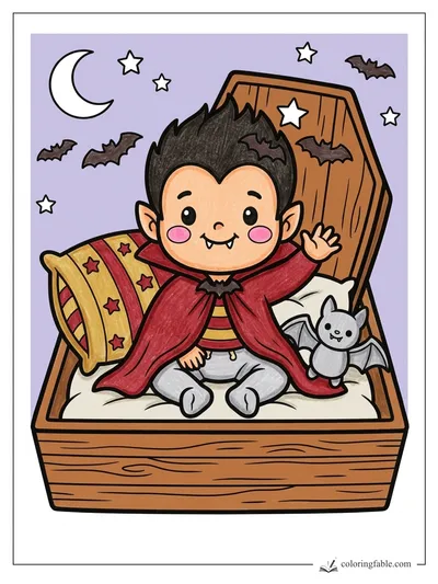 Colored example of this coloring page