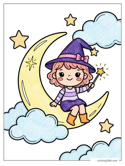 Colored example of this coloring page