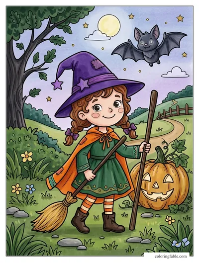 Colored example of this coloring page