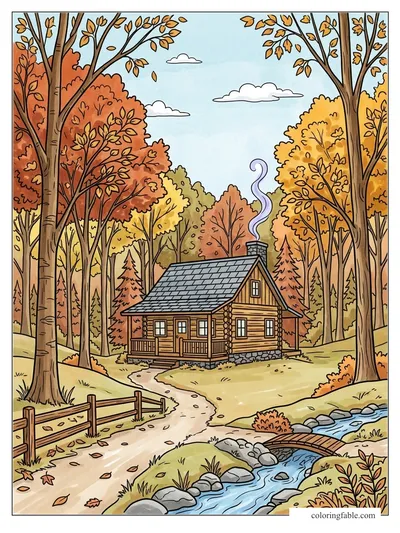 Colored example of this coloring page