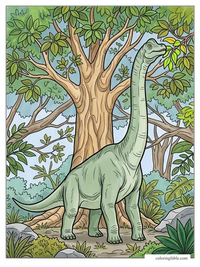 Colored example of this coloring page