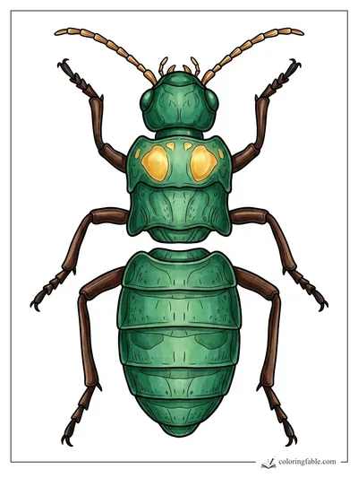 Colored example of this coloring page