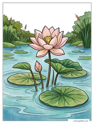 Colored example of this coloring page