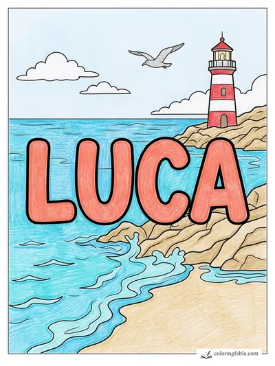 Colored example of this coloring page