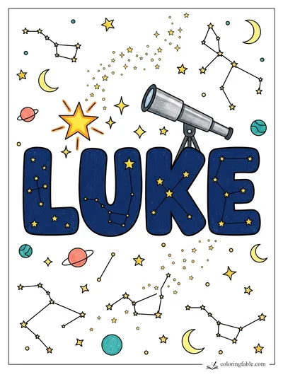Colored example of this coloring page