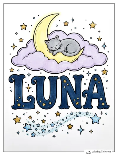 Colored example of this coloring page