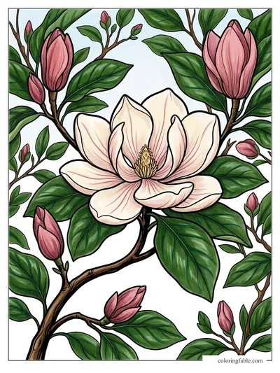 Colored example of this coloring page