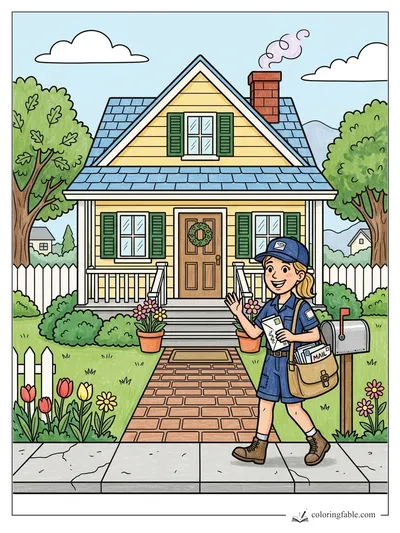 Colored example of this coloring page
