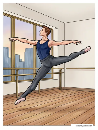 Colored example of this coloring page