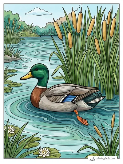 Colored example of this coloring page