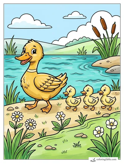 Colored example of this coloring page