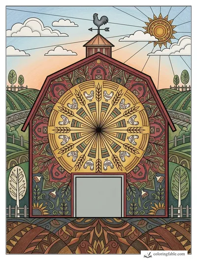 Colored example of this coloring page