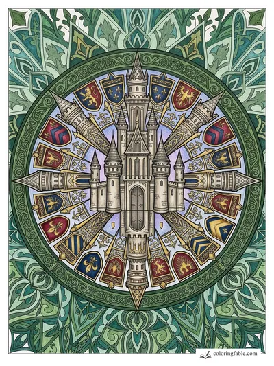 Colored example of this coloring page