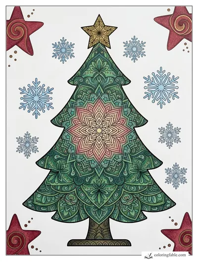 Colored example of this coloring page