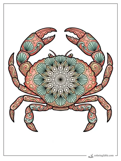 Colored example of this coloring page